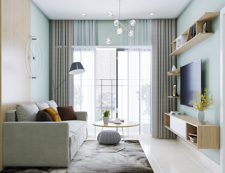 20  ý tưởng thiết kế nội thất phòng khách chung cư đẹp tiện nghi