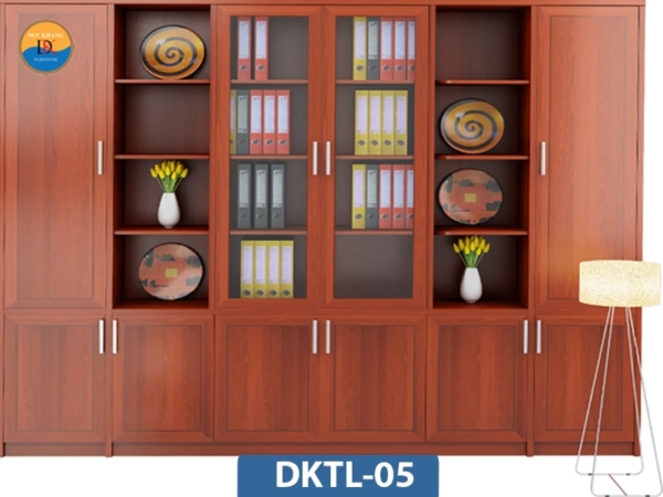 DKTL-05 | Hệ tủ tài liệu gỗ DKF 6 buồng