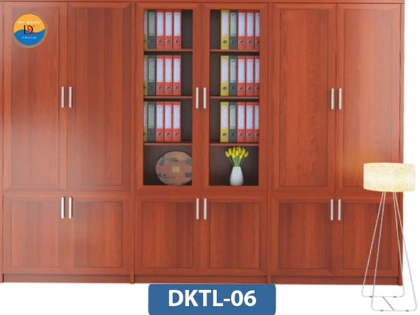 DKTL-06 | Hệ tủ tài liệu DKF 6 buồng có cánh kính