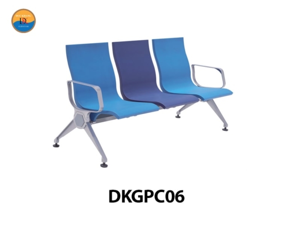 DKGPC06 | Ghế băng phòng chờ DKF 3 chỗ ngồi có tựa lưng