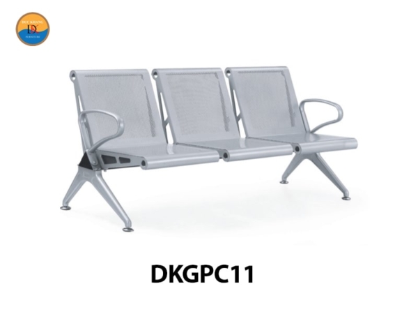 DKGPC11 | Ghế phòng chờ DKF băng 3 ghế, có tay vịn