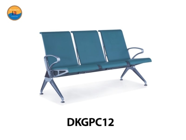 DKGPC12 | Ghế băng phòng chờ DKF 3 chỗ ngồi, có tựa lưng