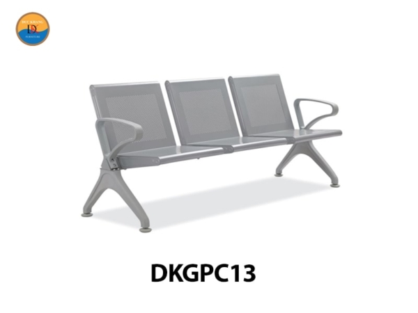 DKGPC13 | Ghế phòng chờ DKF chất liệu thép sơn tĩnh điện cao cấp