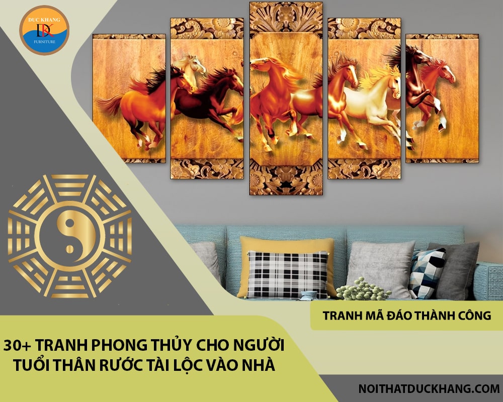 30+ Tranh phong thủy cho người tuổi Thân rước tài lộc vào nhà